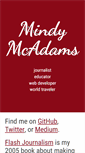 Mobile Screenshot of mindymcadams.com